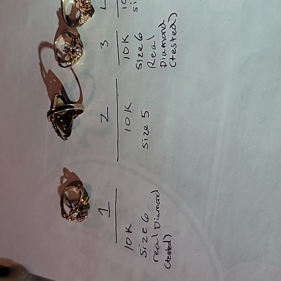 Black Hills Gold 6 10k Intricate Gold Rings 1 Price For All!!! Real Diamonds Too - Picture 13 of 16